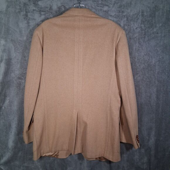 Vtg Made In USA John Alexander Chamel Blazer Wooden Buttons Sz In Description - Picture 2 of 9
